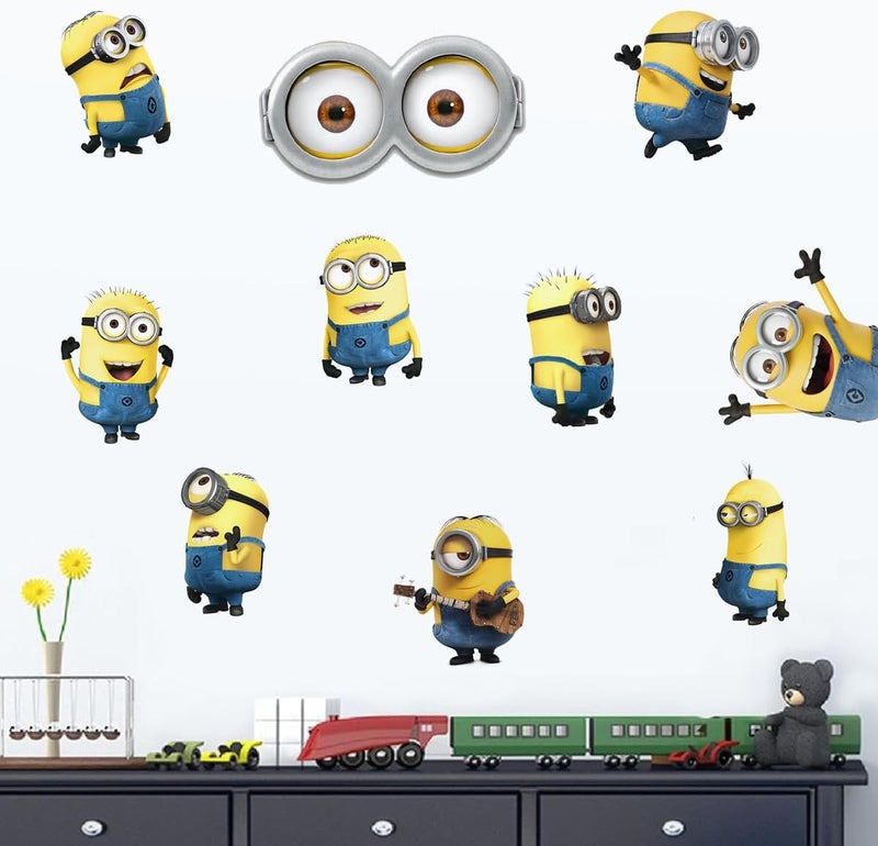 DEKOSH Despicable Me Minions Peel and Stick Wall Decals for Kids Room Decor - Image 3